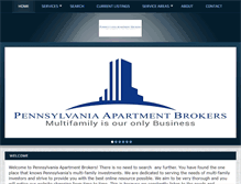 Tablet Screenshot of paaptbrokers.com
